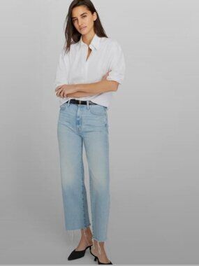 MOTHER Superior | The Rambler Zip Ankle Fray Jeans in I'm With The Band - Sz 34